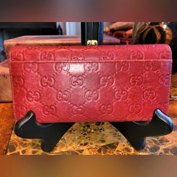 Gucci long wallet in Red - Picture 3 of 10
